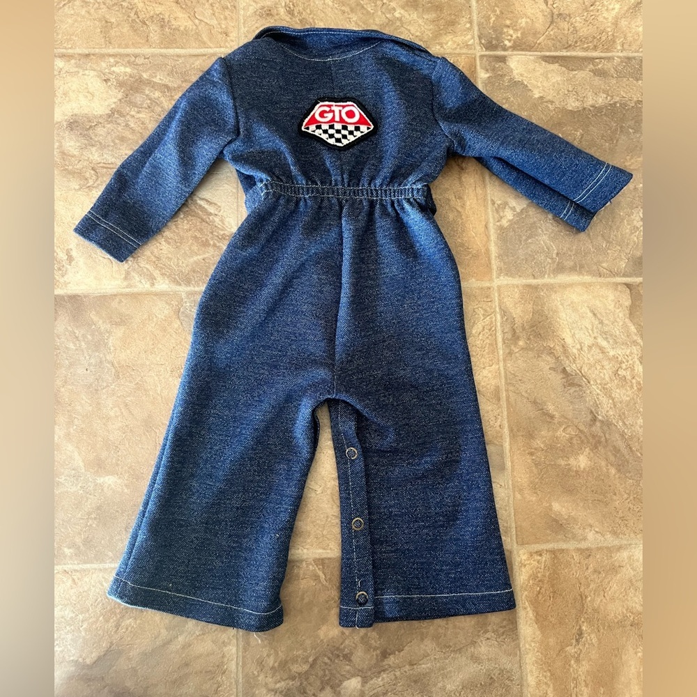 Vtg 70s Baby Texaco / GTO Jumpsuit - Picture 2 of 6